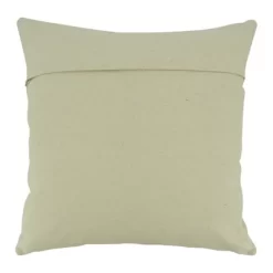 Saro Lifestyle Cowhide Throw Pillow With Down Filling, 18", Gray