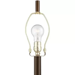 Possini Euro Design Traverse Modern Floor Lamp With LED Gooseneck Reading Light 64" Tall Oil Rubbed Bronze Oatmeal Drum Shade For Living Room Bedroom -Northlight Store GUEST 7451e633 8055 4cee b78d f64113b09a89