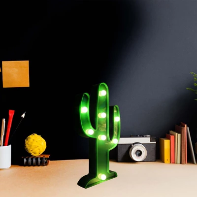 CIAO Tech Cactus Shaped Night Light Table Lamp LED Light For Kids' Room 1 CIAO Tech Cactus Shaped Night Light Table Lamp LED Light For Kids' Room