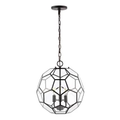 13.5" 3-Light Bee Modern Farmhouse Iron/Glass LED Pendant Oil Rubbed Bronze/Clear - JONATHAN Y 13 13.5" 3-Light Bee Modern Farmhouse Iron/Glass LED Pendant Oil Rubbed Bronze/Clear - JONATHAN Y -Northlight Store GUEST 7528300a fa32 4f44 b3b2 a56d27caec0c