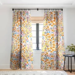 Marta Barragan Camarasa Flowery Meadow Colors Single Panel Sheer Window Curtain - Deny Designs -Northlight Store GUEST 76f6cc8c 28f8 41f5 be06 4a1e31ab9943