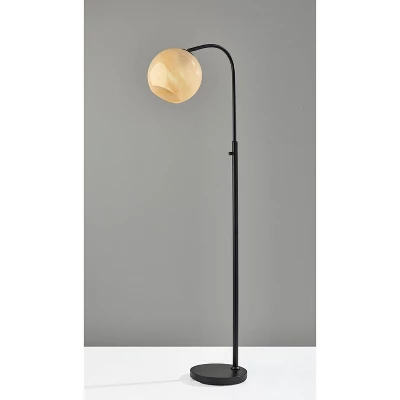 Nolan Floor Lamp Black - Adesso 1 Nolan Floor Lamp Black - Adesso