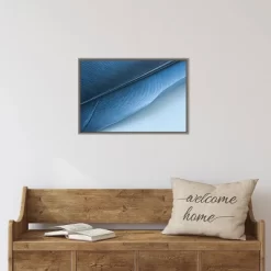 23" X 16" Feather I By Jennifer Beavers Framed Canvas Wall Art Blue - Amanti Art -Northlight Store GUEST 78129436 afa7 4aec 9219 52b11ff76aaf