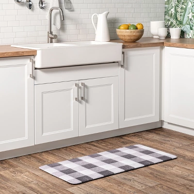 NuLOOM Aisha Buffalo Plaid Anti Fatigue Kitchen Or Laundry Room Comfort Mat 1 NuLOOM Aisha Buffalo Plaid Anti Fatigue Kitchen Or Laundry Room Comfort Mat