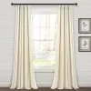 Home Boutique Farmhouse Stripe Yarn Dyed Cotton Window Curtain Panels Yellow/Gray 42X84 Set