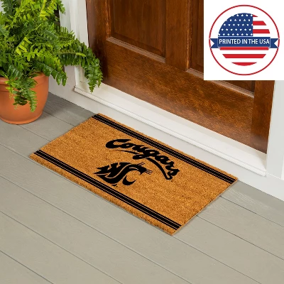 Evergreen Washington State University Logo Turf Mat, Brown- 28 X 16 Inches Indoor Outdoor Doormat 5 Evergreen Washington State University Logo Turf Mat, Brown- 28 X 16 Inches Indoor Outdoor Doormat - Image 5