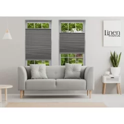 Linen Avenue Cordless Top Down Bottom Up Blackout Cellular Shade, Dark Grey -Northlight Store GUEST 79bd005a 2c38 4118 8979 e2de93094a77