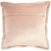 20"x20" Oversize Sofia Solid Velvet Flange Square Throw Pillow - Mina Victory
