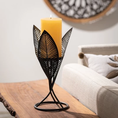 Pale Yellow Pillar Candles - Set Of 2 3 Pale Yellow Pillar Candles - Set Of 2 - Image 3