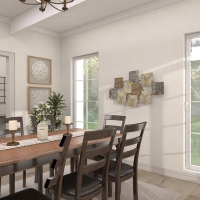 Metal Sunburst Carved Wall Decor Gold - Olivia & May 11 Metal Sunburst Carved Wall Decor Gold - Olivia & May - Image 11