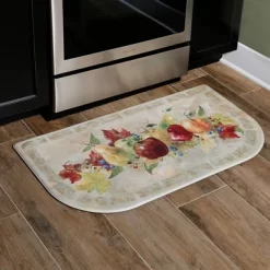 36" X 20" PVC Fruit Slice Anti-Fatigue Kitchen Floor Mat - J&V Textiles