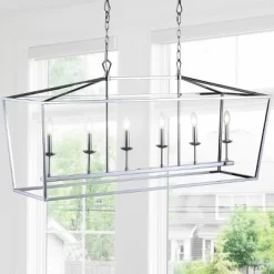 49" LED Metal Pagoda Linear Lantern Pendant - Jonathan Y -Northlight Store GUEST 7d6da801 899e 420e bb4a 0051e77fd70f