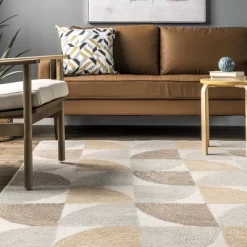 NuLOOM Liv Hand Tufted Wool Geometric Area Rug -Northlight Store GUEST 7e85301f fa25 4670 ae20 45ab4d94ec33
