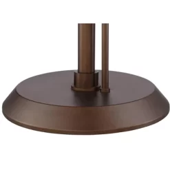 Possini Euro Design Traverse Modern Floor Lamp With LED Gooseneck Reading Light 64" Tall Oil Rubbed Bronze Oatmeal Drum Shade For Living Room Bedroom -Northlight Store GUEST 7f36241e 0024 4cd7 a5ed 4ea06baea84a