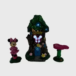 Disney Minnie Mouse Miniature Resin Garden Set With Solar Tree House -Northlight Store GUEST 807deea8 83f0 470d 800f 6d406a180ff7