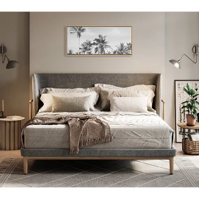 18" X 40" Sylvie Coastal Palm Tree Beach BW Frame Canvas By Creative Bunch Natural - Kate & Laurel All Things Decor 5 18" X 40" Sylvie Coastal Palm Tree Beach BW Frame Canvas By Creative Bunch Natural - Kate & Laurel All Things Decor - Image 5