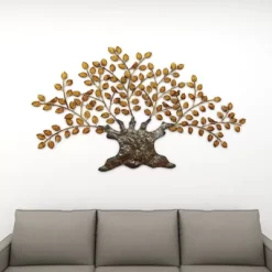 Traditional Metal Tree Indoor Outdoor Wall Decor With Leaves Brown - Olivia & May 24 Traditional Metal Tree Indoor Outdoor Wall Decor With Leaves Brown - Olivia & May -Northlight Store GUEST 8129baf1 fa15 4bff 8046 dab93b85529b