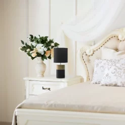 Two-Tone Basics Table Lamp Black - Simple Designs -Northlight Store GUEST 81b009ab 44d7 4f47 bd84 27c2c4c6a201