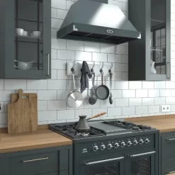 Flash Furniture Daly Wall Mounted 24 Inch Solid White Solid Pine Wood Storage Rack With 5 Hooks For Entryway, Kitchen, Bathroom