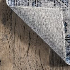 NuLOOM Eva Machine Washable Vintage Faded Medallion Area Rug -Northlight Store GUEST 827c5024 91da 409f a0aa a7f00aad0600