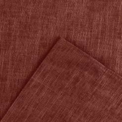 Ellis Lisa Solid Color Poly Cotton Duck Fabric Tailored Tiers 1.5" Rod Pocket Red -Northlight Store GUEST 82c93bd8 c334 4470 8fc8 78db0cfd2f2a