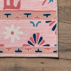 NuLOOM Roxanna Machine Washable Boho Floral Area Rug -Northlight Store GUEST 835b0a3d d845 4d91 ac25 70c4c9cd57fd