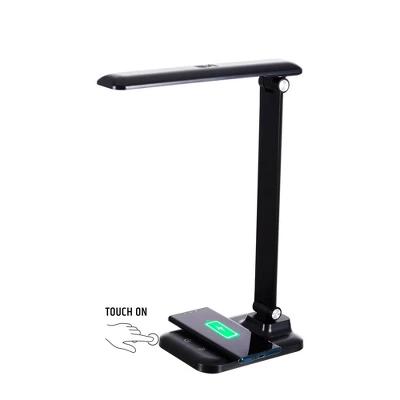 Bright Clean Desk Lamp Black (Includes LED Light Bulb) - Brilli 1 Bright Clean Desk Lamp Black (Includes LED Light Bulb) - Brilli