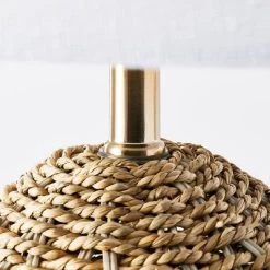 Large Seagrass Table Lamp (Includes LED Light Bulb) Natural - Threshold™ Designed With Studio McGee -Northlight Store GUEST 8910b0d9 dd14 4b6d 9a8c 4dbdb1950677