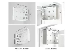 Linen Avenue Cordless Faux Wood Blind, Outside Mount -Northlight Store GUEST 8a1675cf 3e34 4957 b987 5d2d3ac575d2