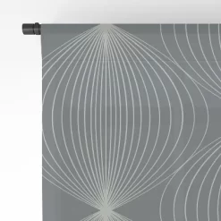 Color Poems Geometric Orb Pattern IX 50" X 64" Single Panel Sheer Window Curtain - Society6 -Northlight Store GUEST 8ad2f59f 7df1 4714 b3fa 7eb22cd9c3b2