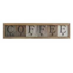 Emma And Oliver Distressed Rustic Coffee Sign With 6 Sturdy Metal Hooks To Accommodate Most Mug Sizes -Northlight Store GUEST 8b1202ef 2f39 4fc3 854b a9b2cfc410b0