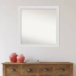 30" X 30" Non-Beveled Flair Soft White Narrow Wall Mirror - Amanti Art -Northlight Store GUEST 8e2c2ef5 495d 48ff bab3 6220fe629cec