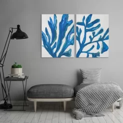 (Set Of 2) Blue Watercolor Seaweed Painitng By Jetty Home Wall Art Set - Americanflat 7 (Set Of 2) Blue Watercolor Seaweed Painitng By Jetty Home Wall Art Set - Americanflat -Northlight Store GUEST 8ebd62d6 d7ef 4815 9d19 9c17e9e1dda5