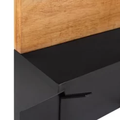 42" X 22" Samuels Decorative Wall Shelf With Hooks Rustic Brown/Black - Kate & Laurel All Things Decor -Northlight Store GUEST 8ec58db3 8587 4356 97ac fa64bac5c64a