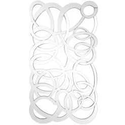 Glass Abstract Wall Mirror Silver - The Novogratz -Northlight Store GUEST 90cdba3b 3d60 4f7b 8460 275ce2b900b3