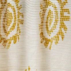 1pc 50"x84" Light Filtering Jacquard Curtain Panel Gold - Opalhouse™ Designed With Jungalow™ -Northlight Store GUEST 914fca59 4940 4a38 977a d369d522b944