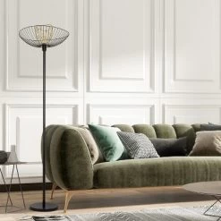 71" Demi Painted Metal 1-Light Floor Lamp With Black And Gold Painted Metal Shade - River Of Goods -Northlight Store GUEST 91a1a1b2 d804 4f8b 9e0e 5950147a5487