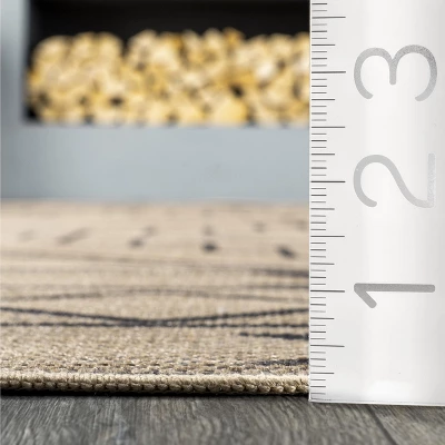 NuLOOM Elin Moroccan Border Easy-Jute Machine Washable Area Rug 2 NuLOOM Elin Moroccan Border Easy-Jute Machine Washable Area Rug - Image 2