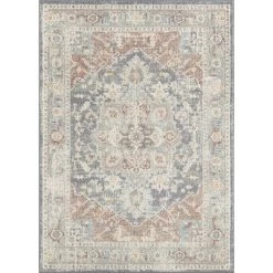 Luxe Weavers Pastel Floral Pattern Area Rug