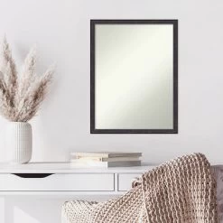 20" X 26" Non-Beveled Dark Bronze Scoop Wood Wall Mirror - Amanti Art 11 20" X 26" Non-Beveled Dark Bronze Scoop Wood Wall Mirror - Amanti Art -Northlight Store GUEST 9529b47e a697 42a6 a444 982cc4187419