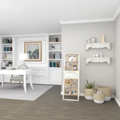 Wood 6 Slot Wall Photo Frame With Floor Stand Brown - Olivia & May -Northlight Store GUEST 96a3664a 3084 49c8 bfe3 8cc2c1a3714c