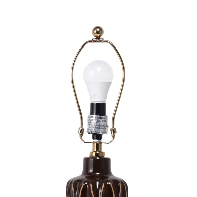 NuLOOM Marsala 24" Ceramic Table Lamp 8 NuLOOM Marsala 24" Ceramic Table Lamp - Image 8