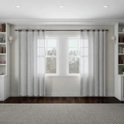 Hastings Home Curtain Rod, Black With Cone Finials -Northlight Store GUEST 970eb9f9 66bc 4452 8d21 57297decdd6e