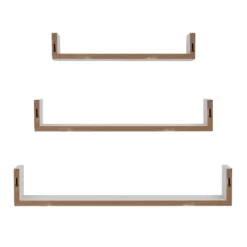 3pc Aalto U-Shaped Floating Wall Shelf Set - Danya B. 30 3pc Aalto U-Shaped Floating Wall Shelf Set - Danya B. -Northlight Store GUEST 9876726c c862 4fb6 9e7c 3c66069e75e7