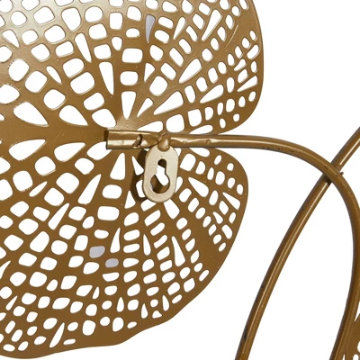 Modern Metal Floral Wall Decor - Olivia & May 18 Modern Metal Floral Wall Decor - Olivia & May - Image 18