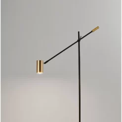58" X 63" Collette Floor Lamp (Includes LED Light Bulb) Black - Adesso -Northlight Store GUEST 99775f73 2d36 4d7b 9cf8 018535f90638
