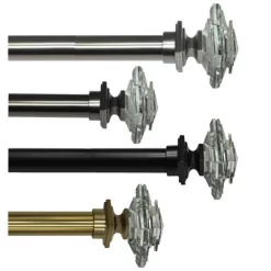 Linen Avenue Glass Square Single And Double Window Curtain Rod Set -Northlight Store GUEST 998debde 01b8 4b1f b233 6bec68ac53c8