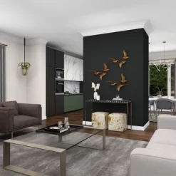 Resin Bird Metallic 3D Sculpted Wall Decor Set Of 3 Gold - Olivia & May -Northlight Store GUEST 99cd5cf2 683e 4214 863a 749200aad927