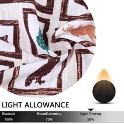 Christmas Small Kitchen Tier Curtains And Valanve Curtains With Animals Print -Northlight Store GUEST 9a421cac 9177 44af a26f eb87a01a63a3