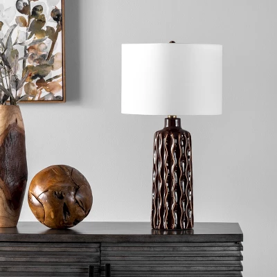 NuLOOM Marsala 24" Ceramic Table Lamp 3 NuLOOM Marsala 24" Ceramic Table Lamp - Image 3